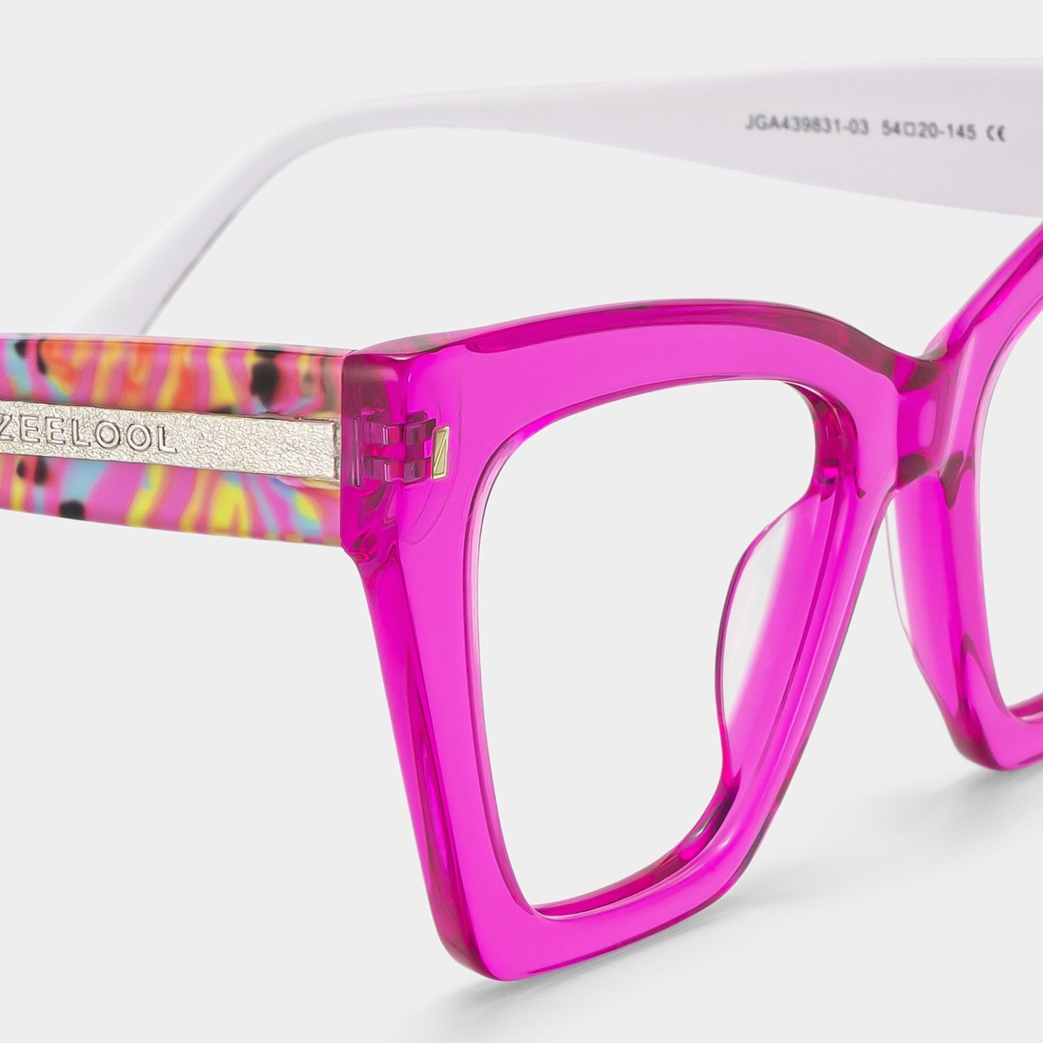 Lunettes de vue à monture design Mackey - Lunettes Zeelool4