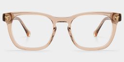 Heather Marron Carré lunettes0