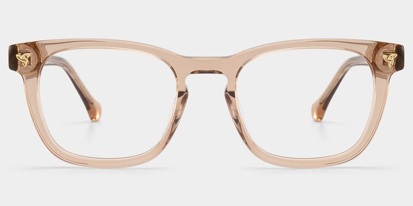 Heather Marron Carré lunettes