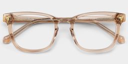Heather Marron Carré lunettes1