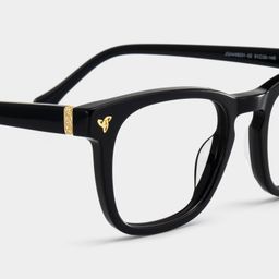 Heather Noir Carré lunettes5