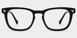 Heather Noir Carré lunettes1