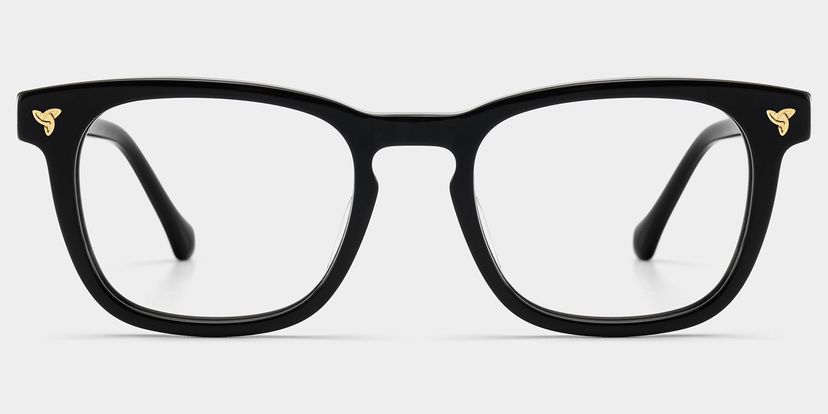 Heather Noir Carré lunettes