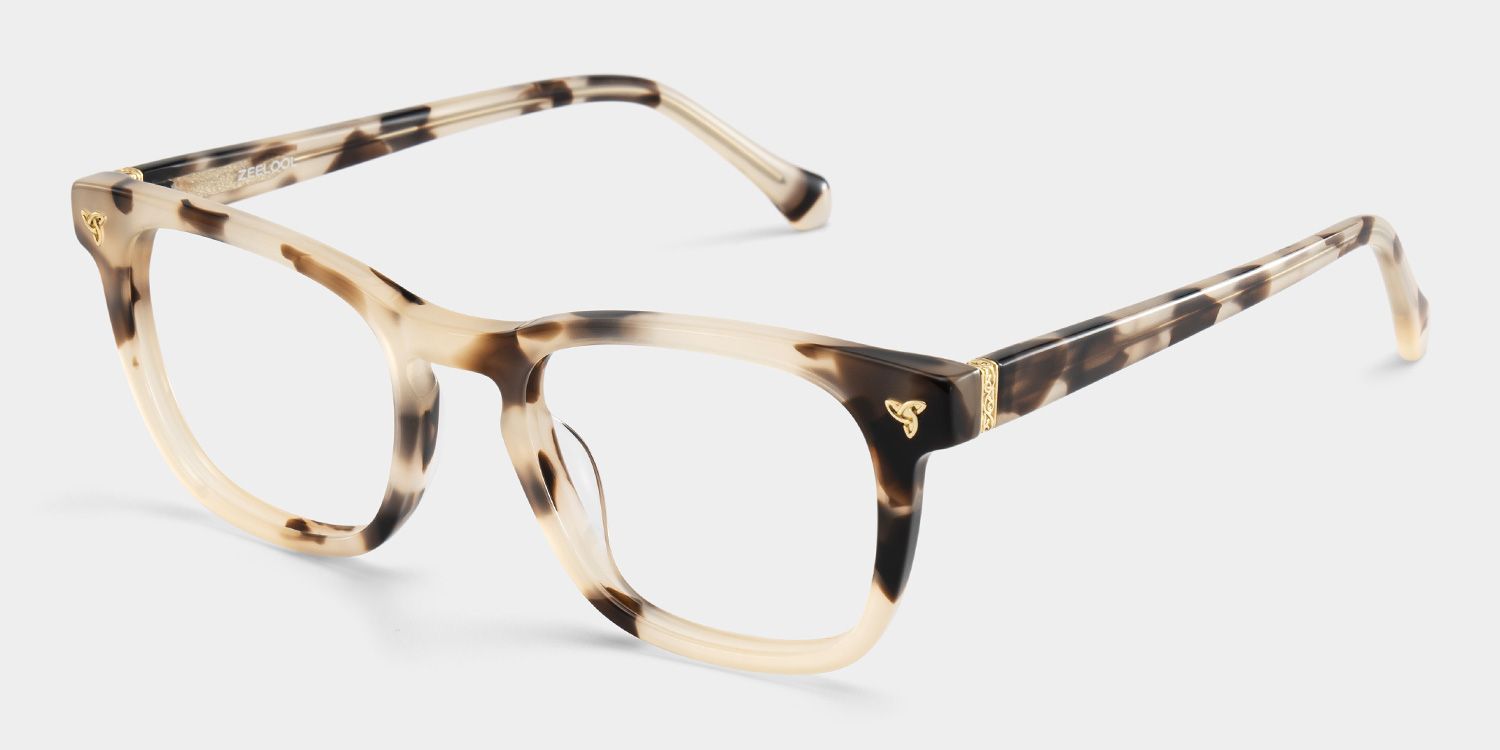 Lunettes Heather à monture écaille de tortue et monture carrée en ligne | ZEELOOL3