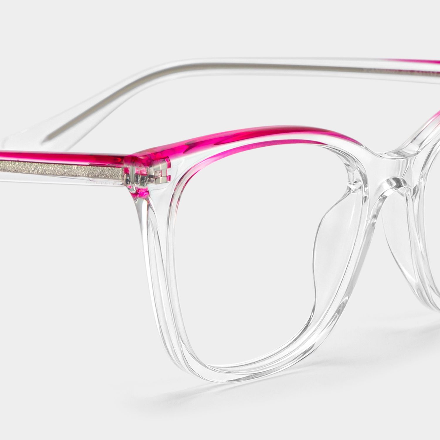 Lunettes Margaret œil-de-chat à monture transparente en ligne | ZEELOOL4