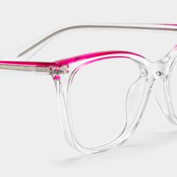 Margaret Transparent Cat-eye lunettes4