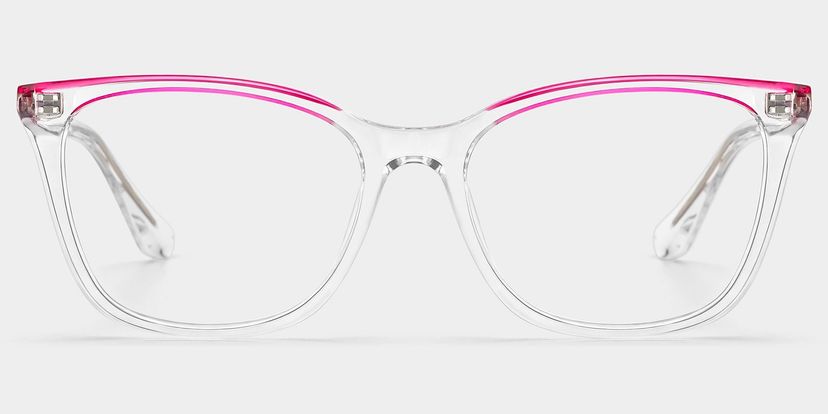 Margaret Transparent Cat-eye lunettes