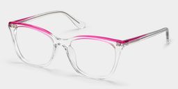 Margaret Transparent Cat-eye lunettes2