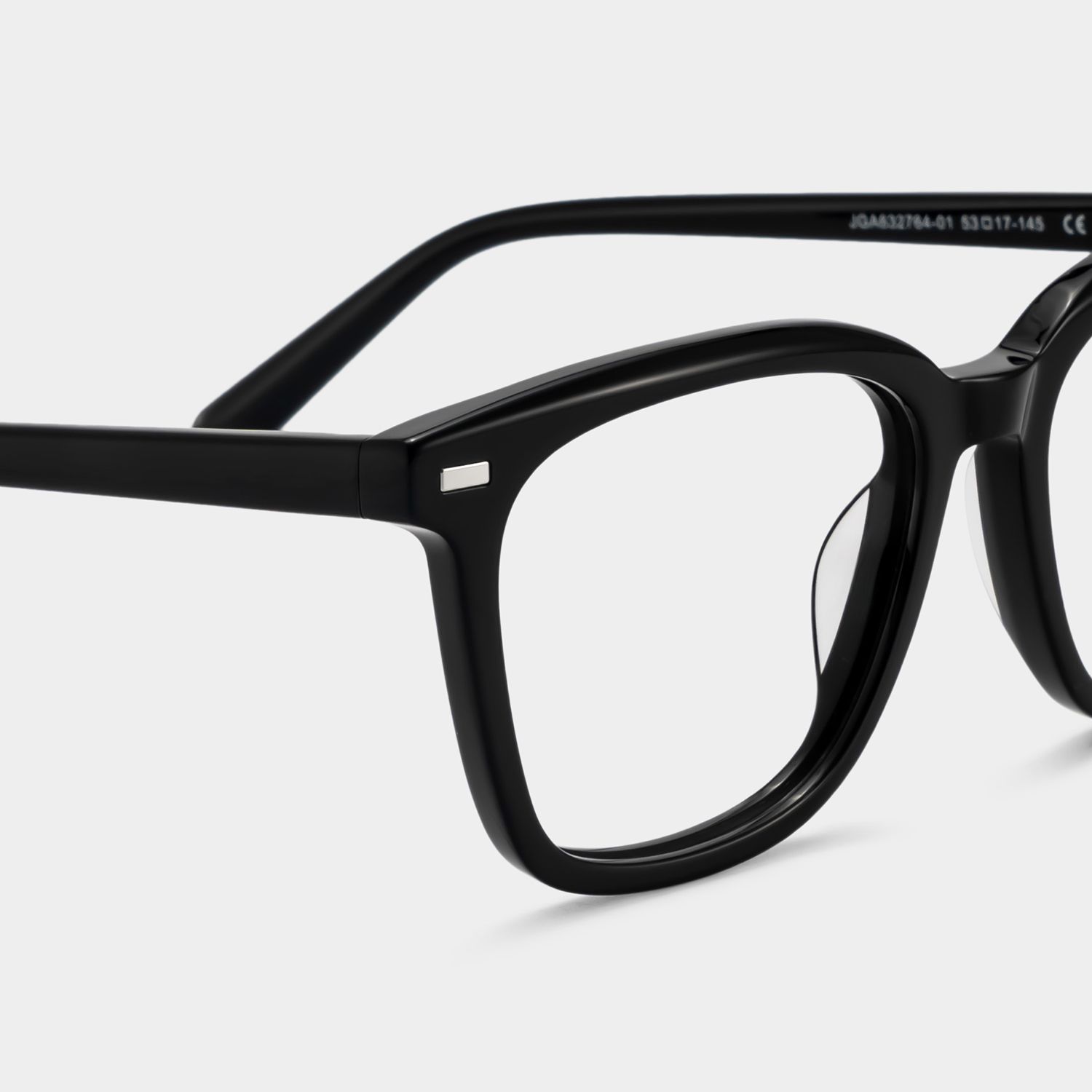 Lana Lunettes à Monture Carrée en Acétate Noir pour Femmes | ZEELOOL4