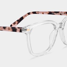 Lana Transparent Carré lunettes4