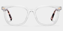 Lana Transparent Carré lunettes0