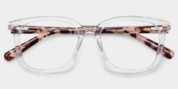 Lana Transparent Carré lunettes1