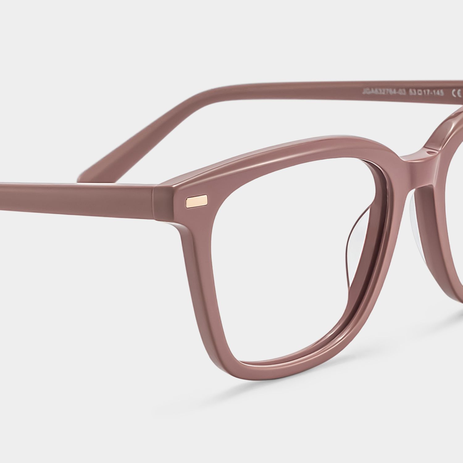 Lana Lunettes à Monture Carrée en Acétate Marron pour Femme | ZEELOOL4