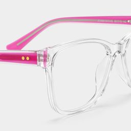 Eva Transparent Rectangulaire lunettes4