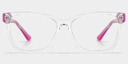 Eva Transparent Rectangulaire lunettes0