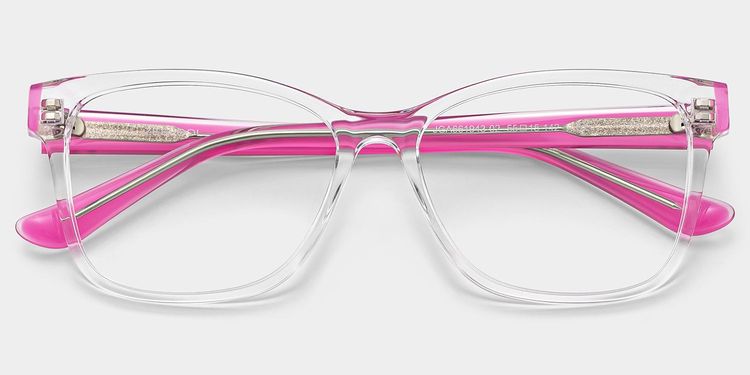 Eva Transparent Rectangulaire lunettes