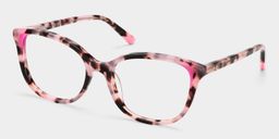 Brady Tortue rose Papillon lunettes2