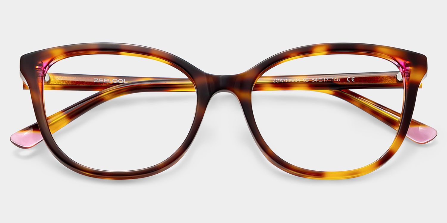 Montures de lunettes papillon écaille de tortue Brady pour femmes | ZEELOOL2