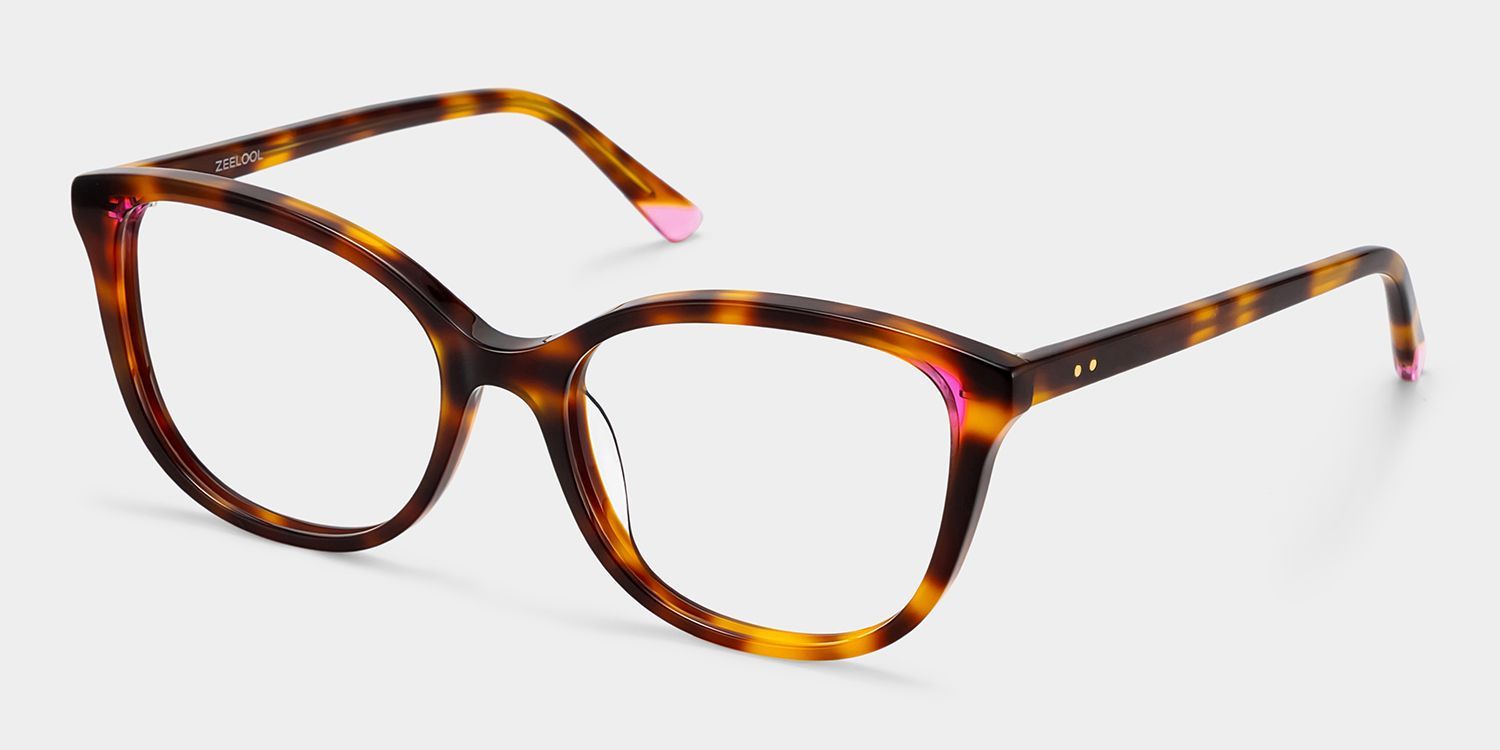 Montures de lunettes papillon écaille de tortue Brady pour femmes | ZEELOOL3