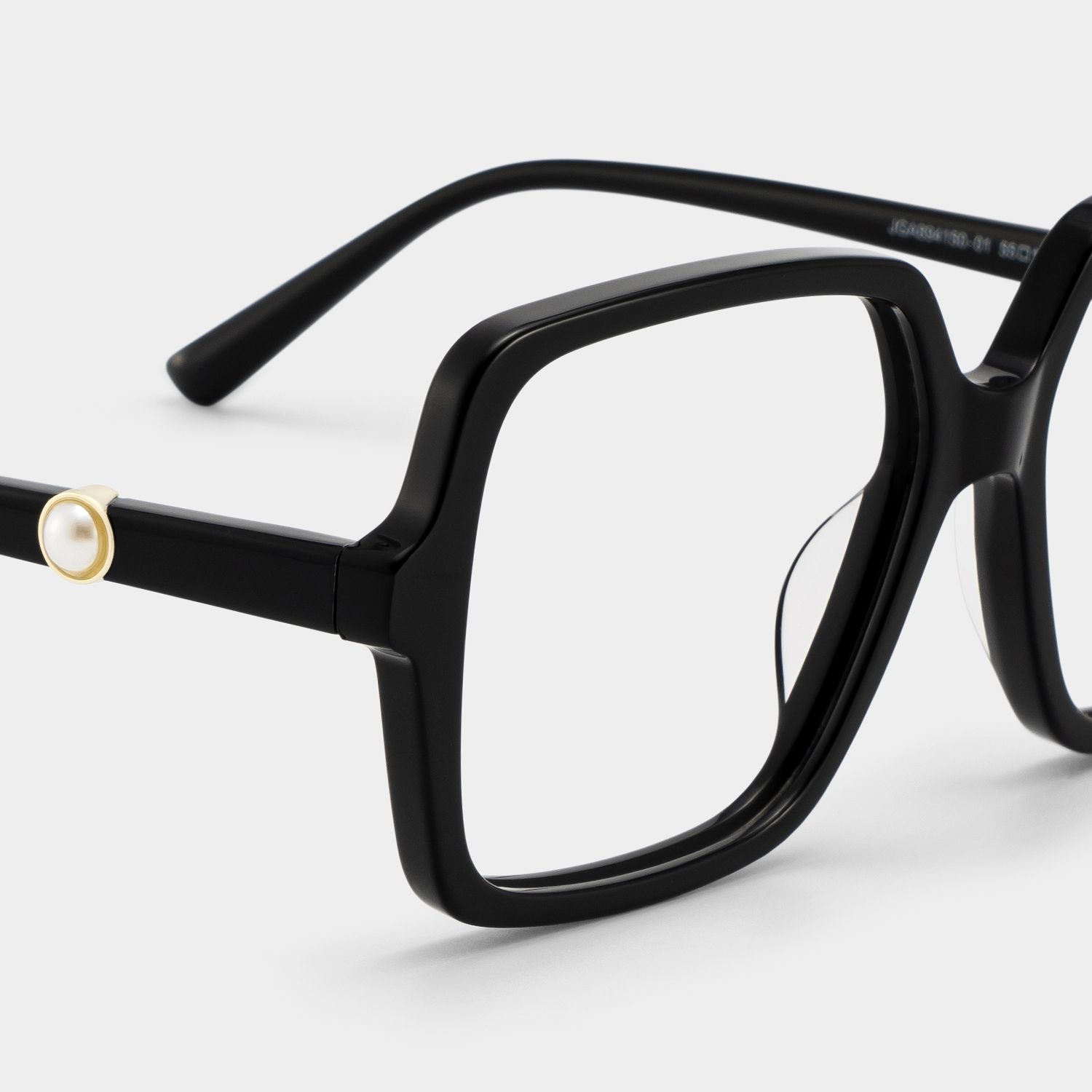 Commander des lunettes à monture carrée noires Elena en ligne | ZEELOOL5
