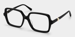 Elena noire Carré lunettes3