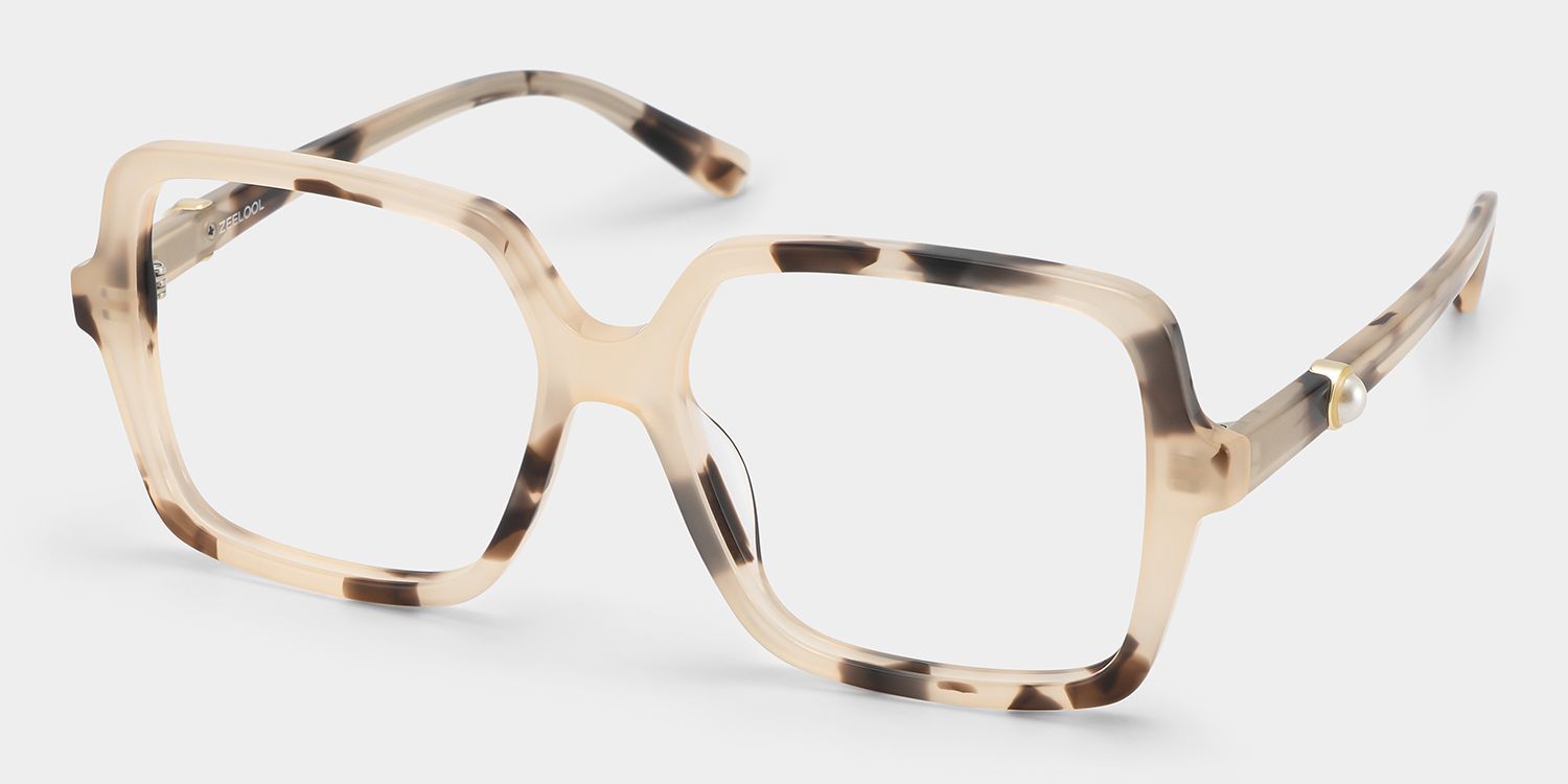 Lunettes de vue carrées écaille de tortue Elena — Style classique | ZEELOOL3