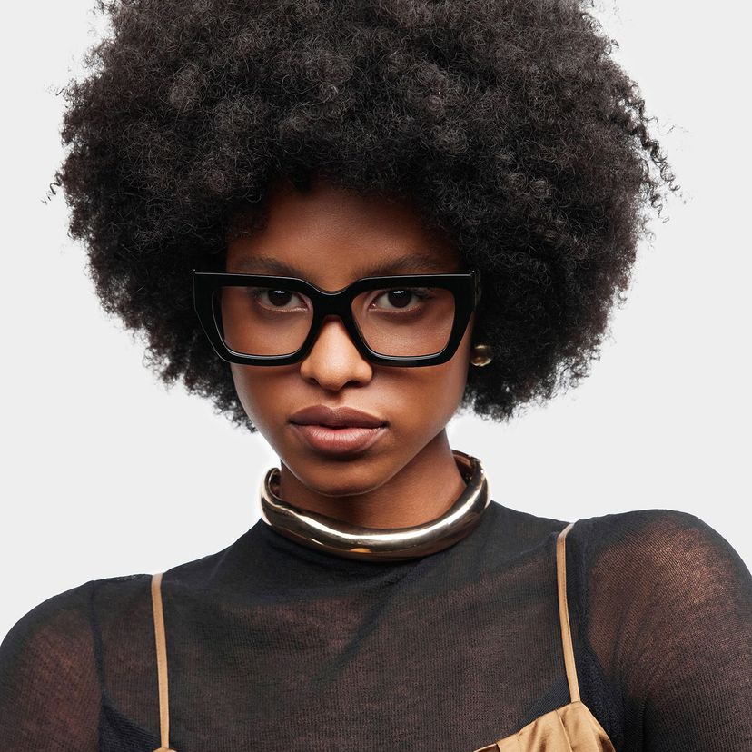 Maddox Noir Carré lunettes