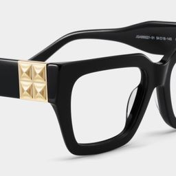 Maddox Noir Carré lunettes6