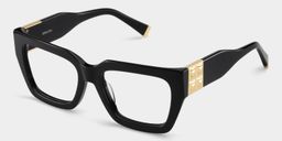 Maddox Noir Carré lunettes4