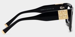 Maddox Noir Carré lunettes5