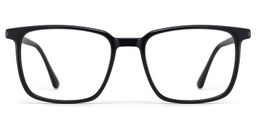 Aidan Noir Rectangulaire lunettes0