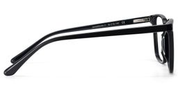 Aidan Noir Rectangulaire lunettes3
