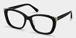 Madeline Noir Cat-eye lunettes3
