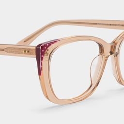 Madeline Beige Cat-eye lunettes4