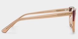 Madeline Beige Cat-eye lunettes3