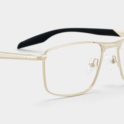 Scout Doré Rectangulaire lunettes6