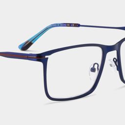 Roxana Bleu Rectangulaire lunettes4