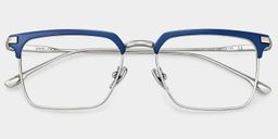 Addison Bleu Browline lunettes1