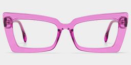Newell Rose Rectangulaire lunettes0