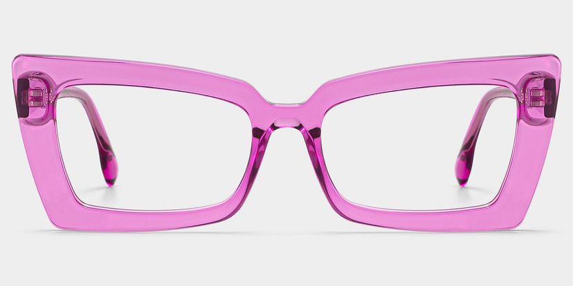 Newell Rose Rectangulaire lunettes