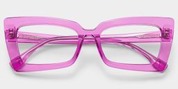 Newell Rose Rectangulaire lunettes1