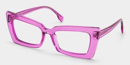 Newell Rose Rectangulaire lunettes2