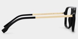 Kilworth Noir Aviateur lunettes4