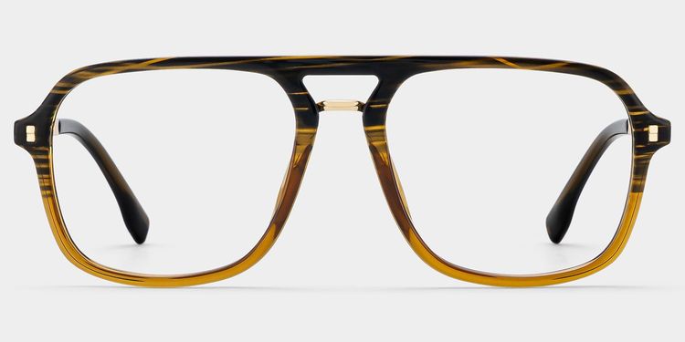 Kilworth Marron Aviateur lunettes
