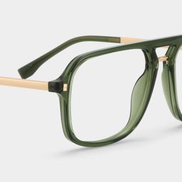 Kilworth Vert Aviateur lunettes7