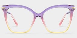 Lamar Multicolor Papillon lunettes1