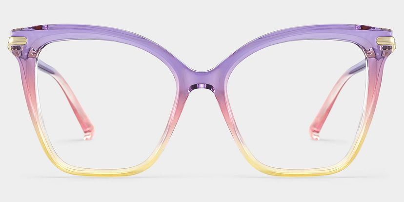 Lamar Multicolor Papillon lunettes