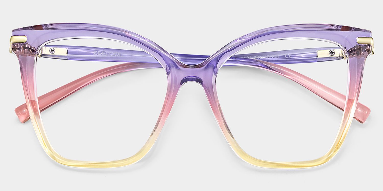 Lunettes Lamar à monture multicolore avec monture papillon en ligne | ZEELOOL2