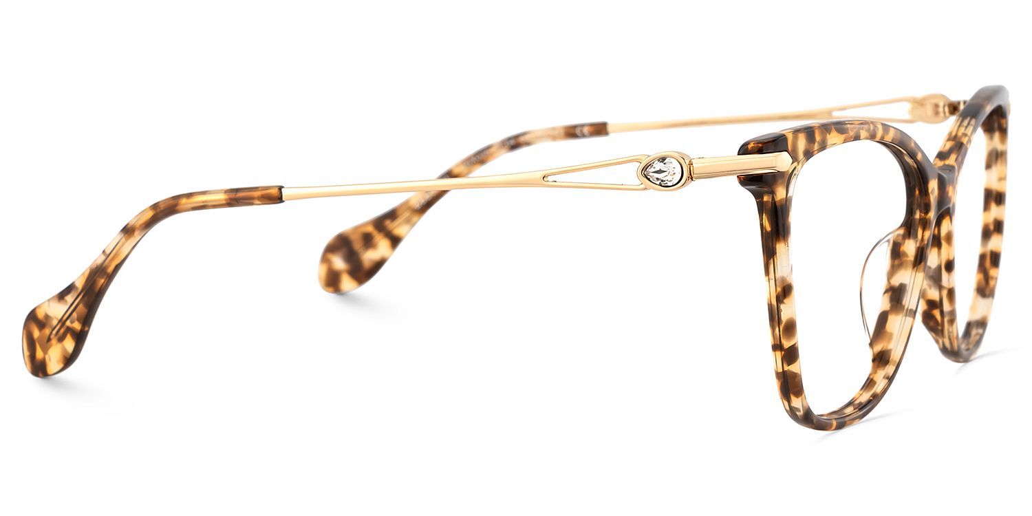 Lunettes en forme de papillon avec diamant brillant sur les branches4