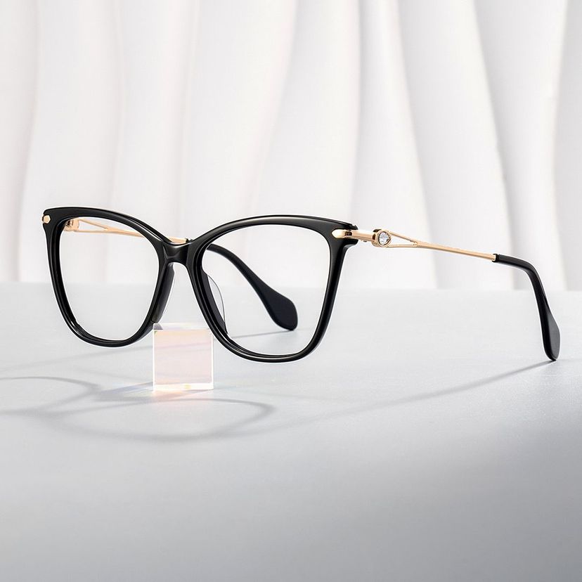 Westley Noir Papillon lunettes